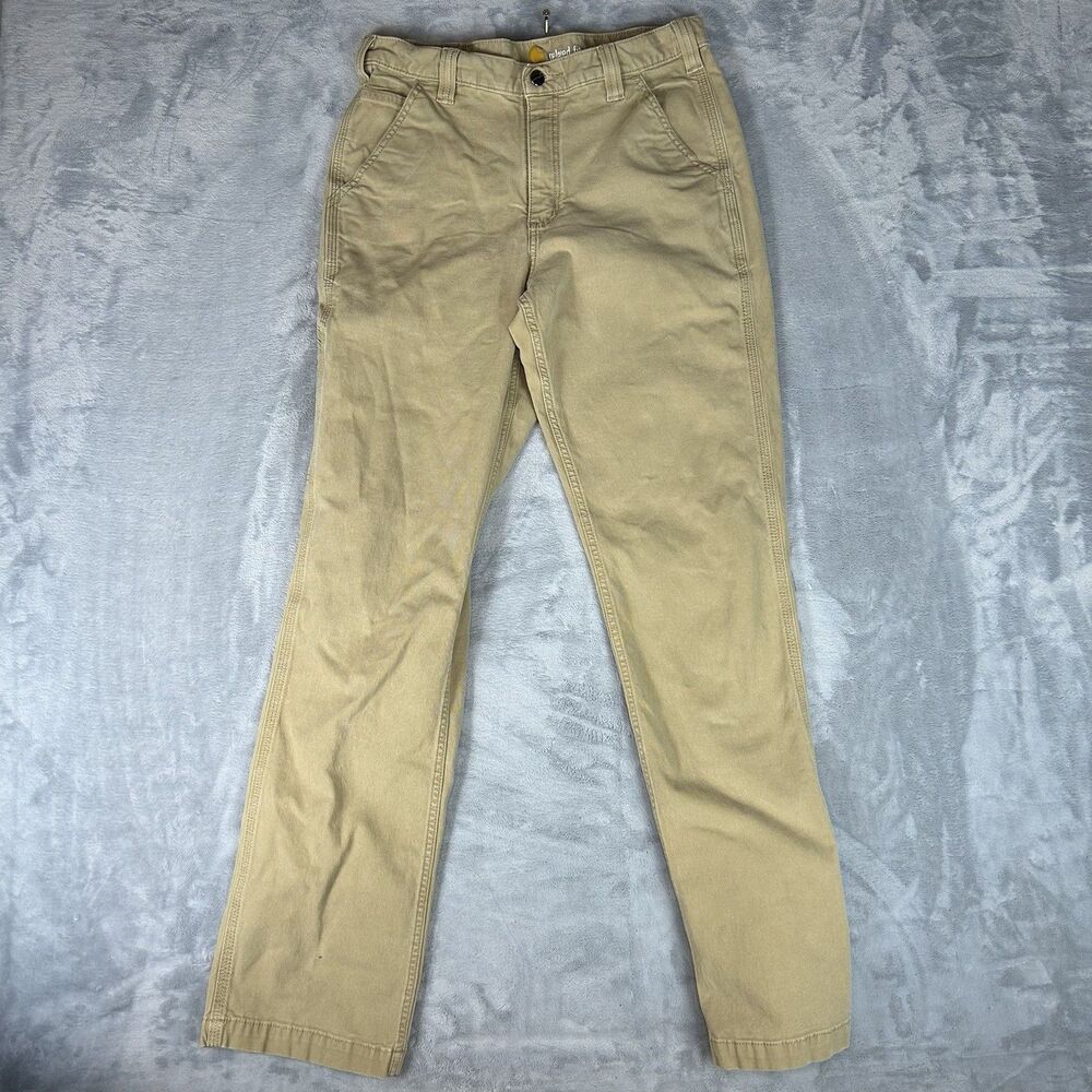 Carhartt Relaxed Fit Work Pants Khaki 32x34